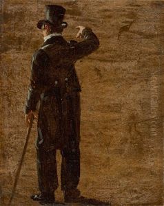 Study Of A Figure From Behind (portrait Of Crown Prince Christian Frederik Of Denmark In Naples?) Study Of A Figure From Behind (portrait Of Crown Prince Christian Frederik Of Denmark In Naples?)
