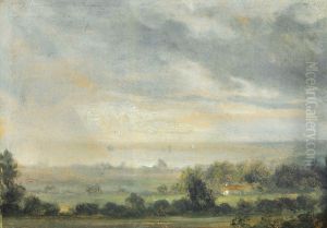 View From The Elbe Valley With High Cloudy Sky View From The Elbe Valley With High Cloudy Sky