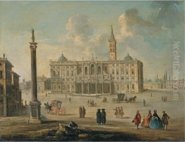 Rome, A View Of The Basilica Of Santa Maria Maggiore - view 1