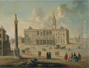 Rome, A View Of The Basilica Of Santa Maria Maggiore