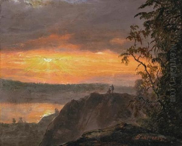 Landscape In Evening Light - view 1