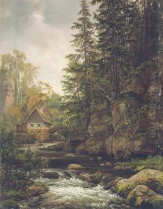Die Lochmuhle In Der Sachsischen Schweiz