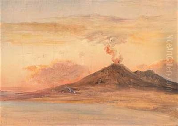 Napoli Gulfen Med Vesuvius - view 1