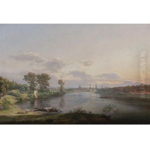 View Of Dresden From The Road To Meissen