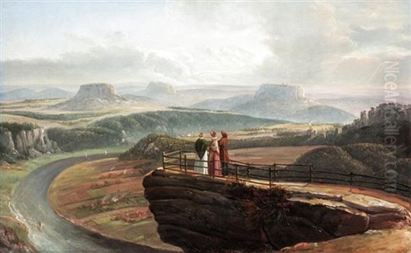 View From The Bastei, Dresden - view 1