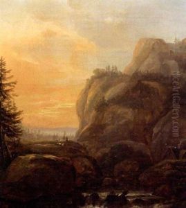 Norsk Landskab by Johan Wilhelm Ludwig Dahl