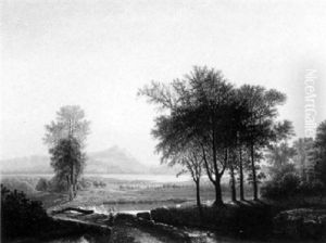 Abendlandschaft by Johan Wilhelm Ludwig Dahl