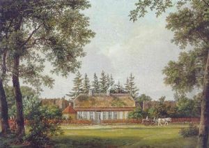 Skovridergarden Skovlyst Ved Hillerod by Johan Wilhelm Ludwig Dahl