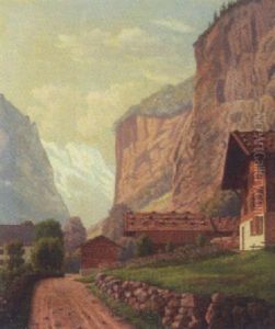 Staubachfaldet Ved Lautenbrunnen I Svejts