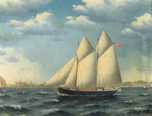 Skibsportraet Af "jylland Af Assens" Ved Reder J. J. Petersen by Jorgen Dahl