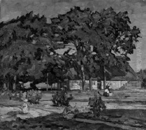 Oldenburger Gehoft by Karl Dahl
