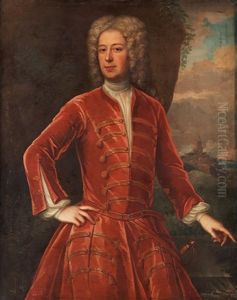 Man In Red Redingot