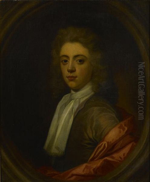 A Portrait Of A Young Gentleman With A White Scarf - view 1