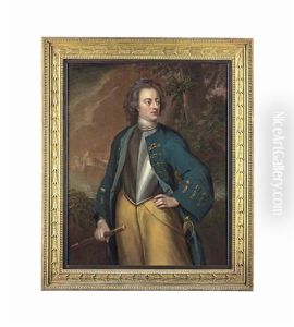 Portrait Of King Carl Xii Of Sweden (1682-1718) by Michael Dahl
