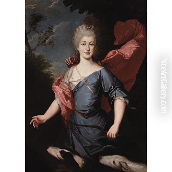 Portrait Of A Lady As Diana - view 1