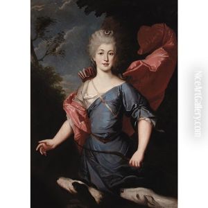 Portrait Of A Lady As Diana by Michael Dahl