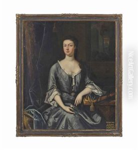 Portrait Of Lady Bridget Bertie (c. 1683-1753), Later Viscountess Bulkeley, Wife Of Richard, 4th Viscount Bulkeley, Three-quarter-length, Seated... by Michael Dahl