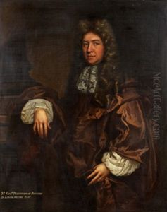 Portratt Av Thomas Hodgson Of Rouston In Lincolnshire Bar.t. - Sittande Knastycke Portratt Av Thomas Hodgson Of Rouston In Lincolnshire Bar.t. - Sittande Knastycke