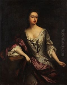 Portratt Av Duchess Of Marlborough - Sittande Knastycke