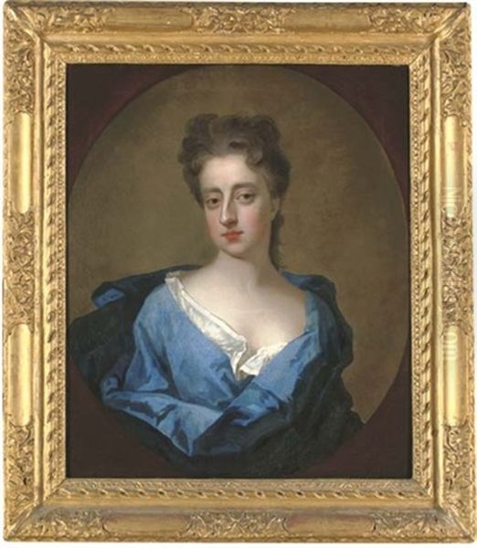 Portrait Of Lady Elizabeth Noel, Half-length, In A Blue Dress And Wrap - view 1