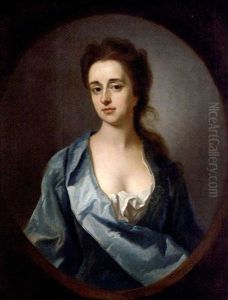 Portrait Of Mary Dowdeswell In A Blue Gown