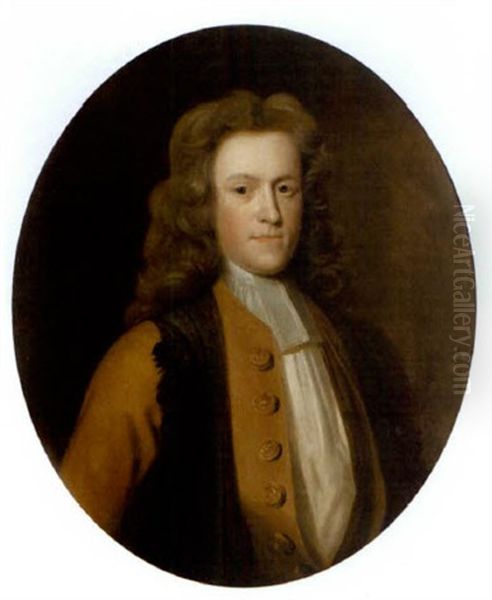 Portrait Of A Gentleman In A Buff Coat With A Grey Wrap - view 1