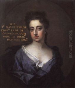 Portrait Of Elizabeth, Third Daughter Of Edward, Earl Of Gainsborough And Wife Of Richard Norton, Esq., In A Blue Dress