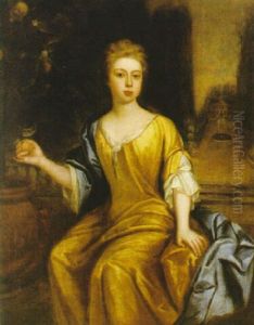 Portratt Forestallande Lady Frances Seymour