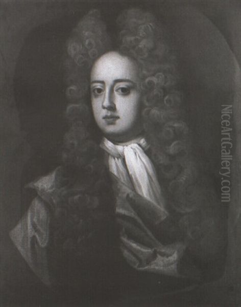 Portrait Of A Gentleman Wearing A Full-bottomed Wig - view 1