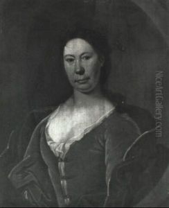 Portrait Of A Lady In A Red Dress by Michael Dahl