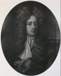 Portrait Of Thomas Fleetwood, Bust-length, Wearing An Orange Cloak And A White Cravat thumbnail