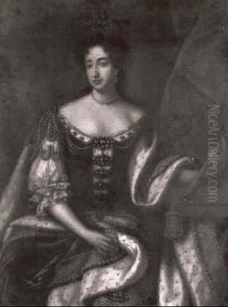 Portrait De La Reine Anne D'angleterre - view 1