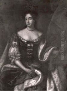 Portrait De La Reine Anne D'angleterre by Michael Dahl