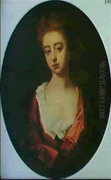 Portratt Av Elizabeth Morley, Dotter Till Sir Charles Morley - view 1