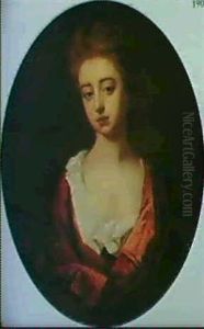 Portratt Av Elizabeth Morley, Dotter Till Sir Charles Morley