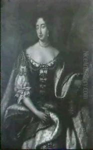 Portrait De La Reine Anne D'angleterre by Michael Dahl