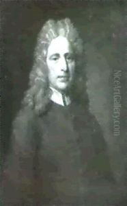 Portrait Of Richard Guinness, Half Length, In A Brown Jacketand White Collar