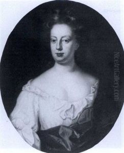 Portrait Of Anne Borlase by Michael Dahl