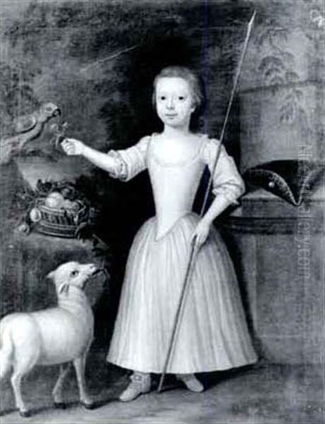 Portrait Of A Young Girl, Said To Be Miss Mildred Dew - view 1