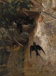 Svalene Blir Matet by Siegwald Johannes Dahl
