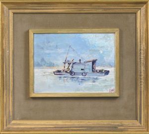 An Alaskan Seascape With The Fishing Boat Unuk An Alaskan Seascape With The Fishing Boat Unuk