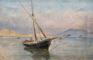 The Bay Of Naples by Vilhelm Dahlbom