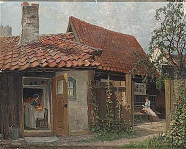 Gardsinterior, Visby - view 1