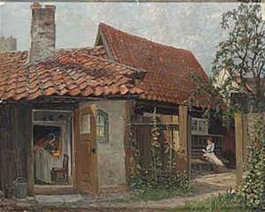 Gardsinterior, Visby