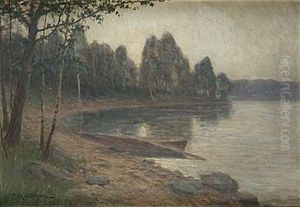 Roddbat I Stilla Vik by Vilhelm Dahlbom