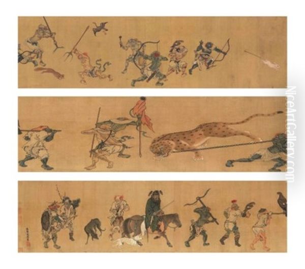 Zhong Kui"s Hunting Procession - view 1