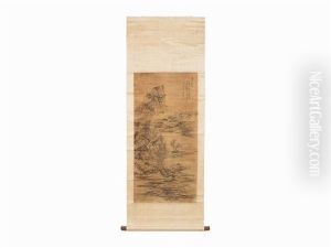 Chinese Painting On Silk After Dai Xi by Dai Xi