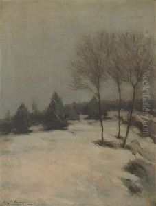 Snow Scene, Evening by Elliot Daingerfield