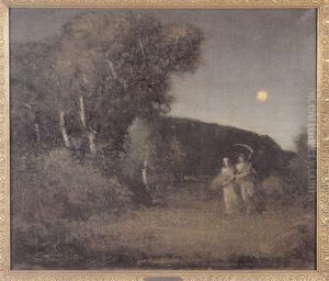 A L'aube Dans La Prairie by Elliot Daingerfield