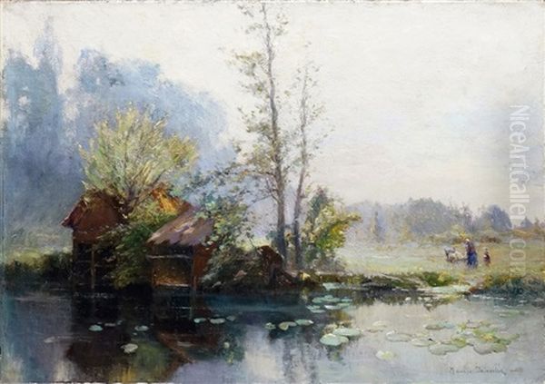 Lavandiere En Bord De Riviere - view 1